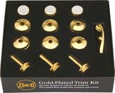 Bach Trumpet Gold Plated Trim Kit Standard Bottom Caps